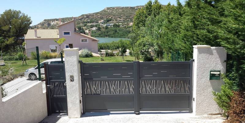 Installation d'un portail électrique et d'un portillon à Istres 13800